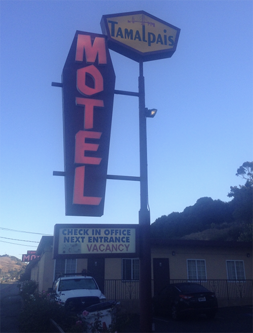 Peace at out motel.